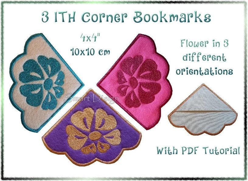 3 ITH CORNER BOOKMARKS