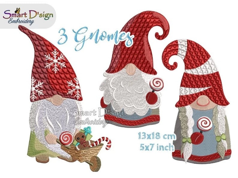 CHRISTMAS GNOME SET Tomte Nisse