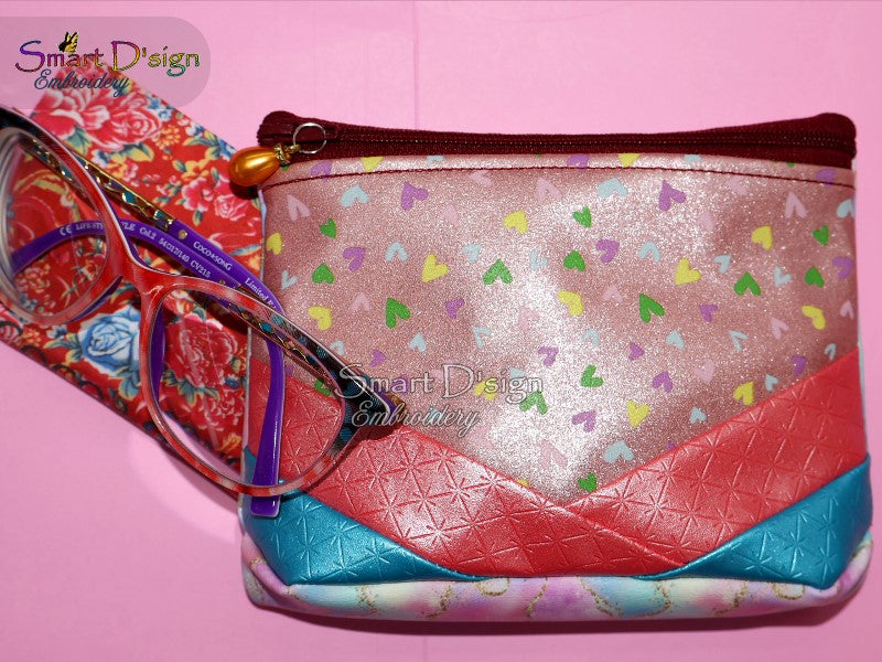 PATCHWORK DELIGHT - EXKLUSIVE ITH 3D Tasche - Flacher Boden