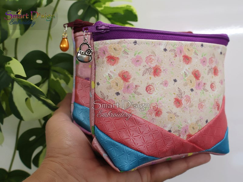 PATCHWORK DELIGHT - EXKLUSIVE ITH 3D Tasche - Flacher Boden