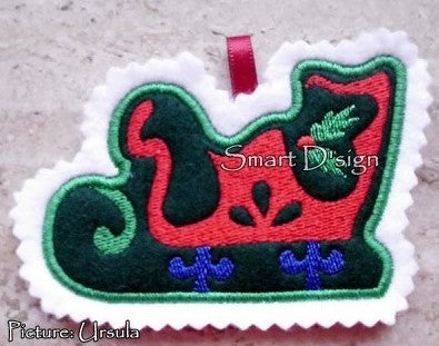 6 CHRISTMAS APPLIQUE PATCHES