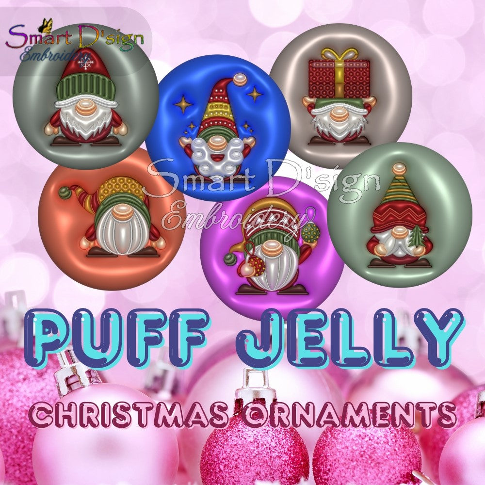 PUFFY JELLY WEIHNACHTSORNAMENTE - Set 2