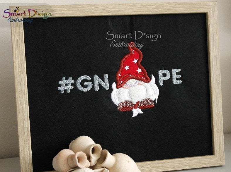 Gnope Gnome Applique