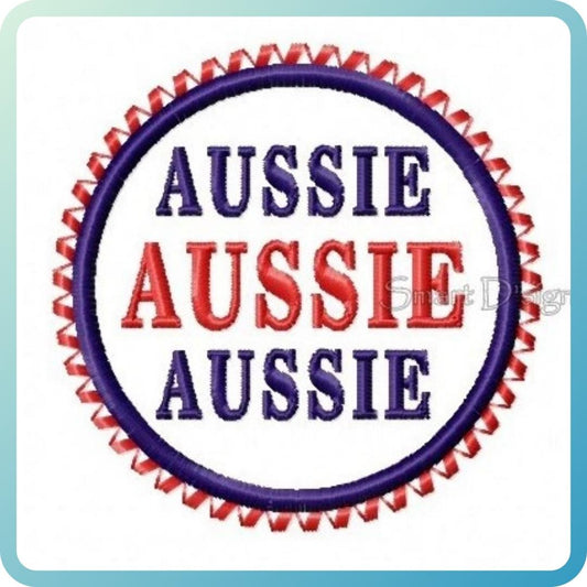 AUSSIE AUSSIE AUSSIE Badge