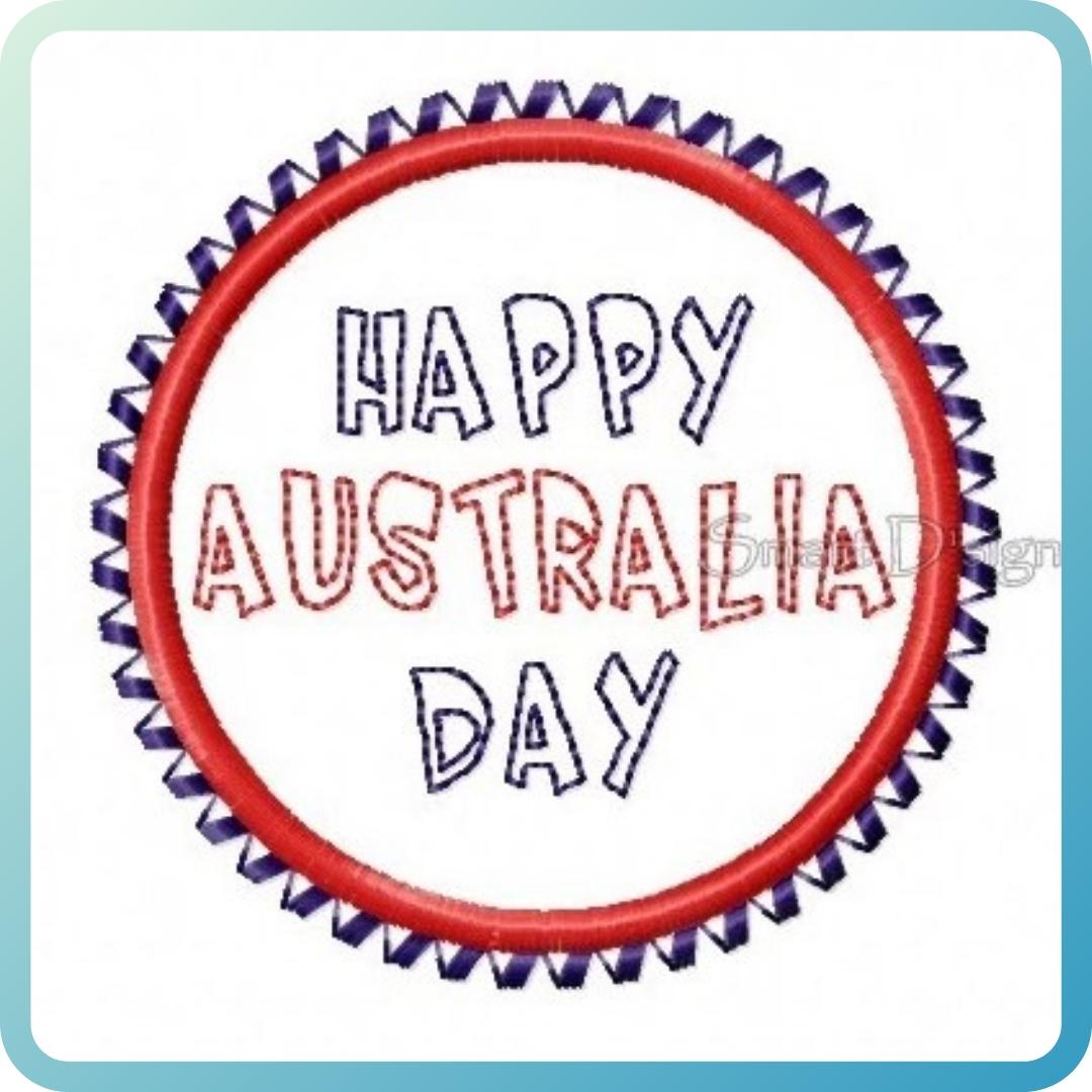 HAPPY AUSTRALIA DAY Badge