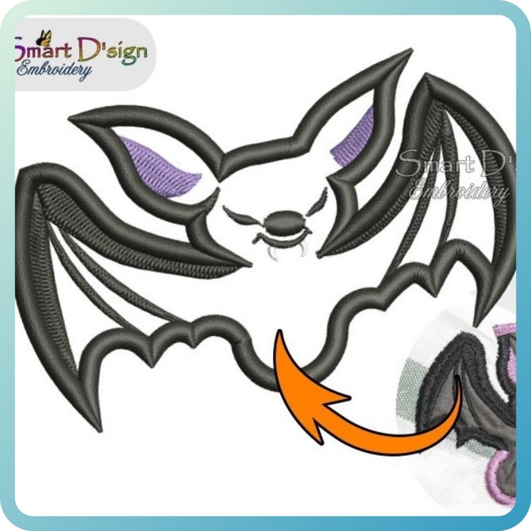 BAT APPLIQUE Halloween