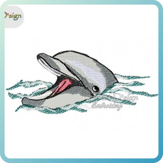 DOLPHIN Fill Stitch Design