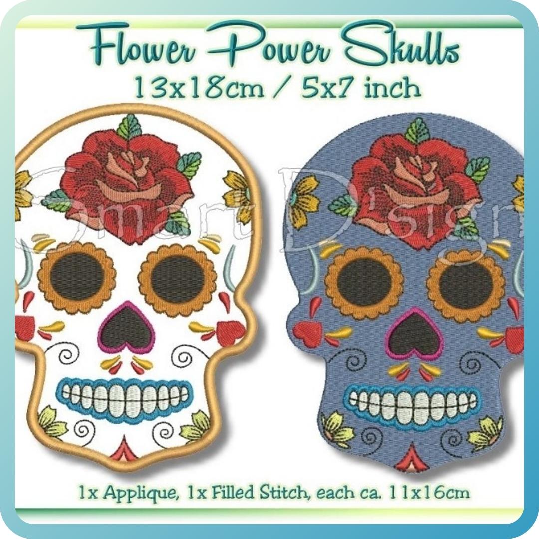 FLOWER SKULL Set