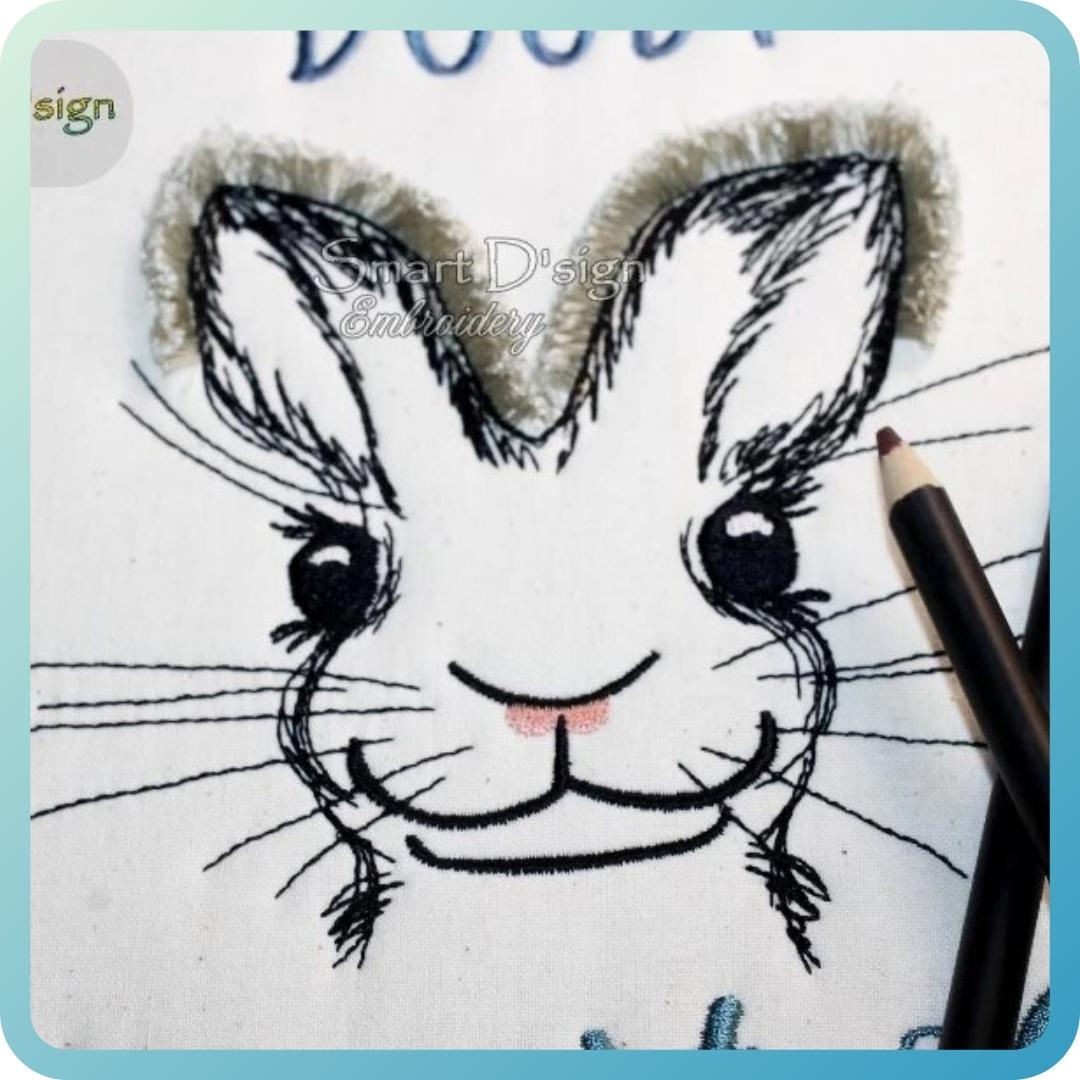 FRINGE DOODLE BUNNY