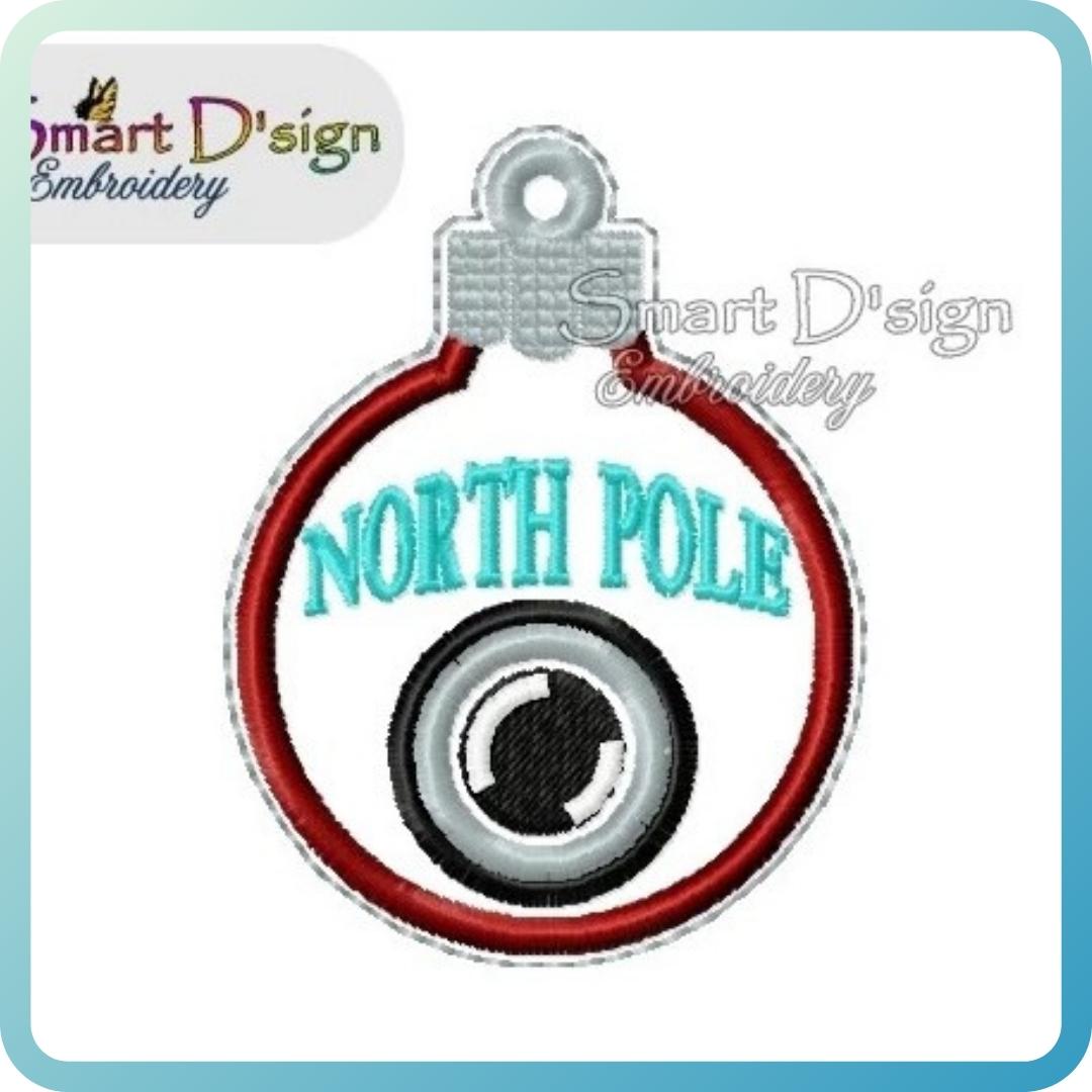 ITH NORTH POLE CAM CHRISTMAS BAUBLE