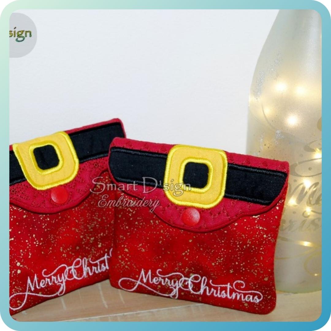 ITH CHRISTMAS BAGS Set SANTA'S BELT