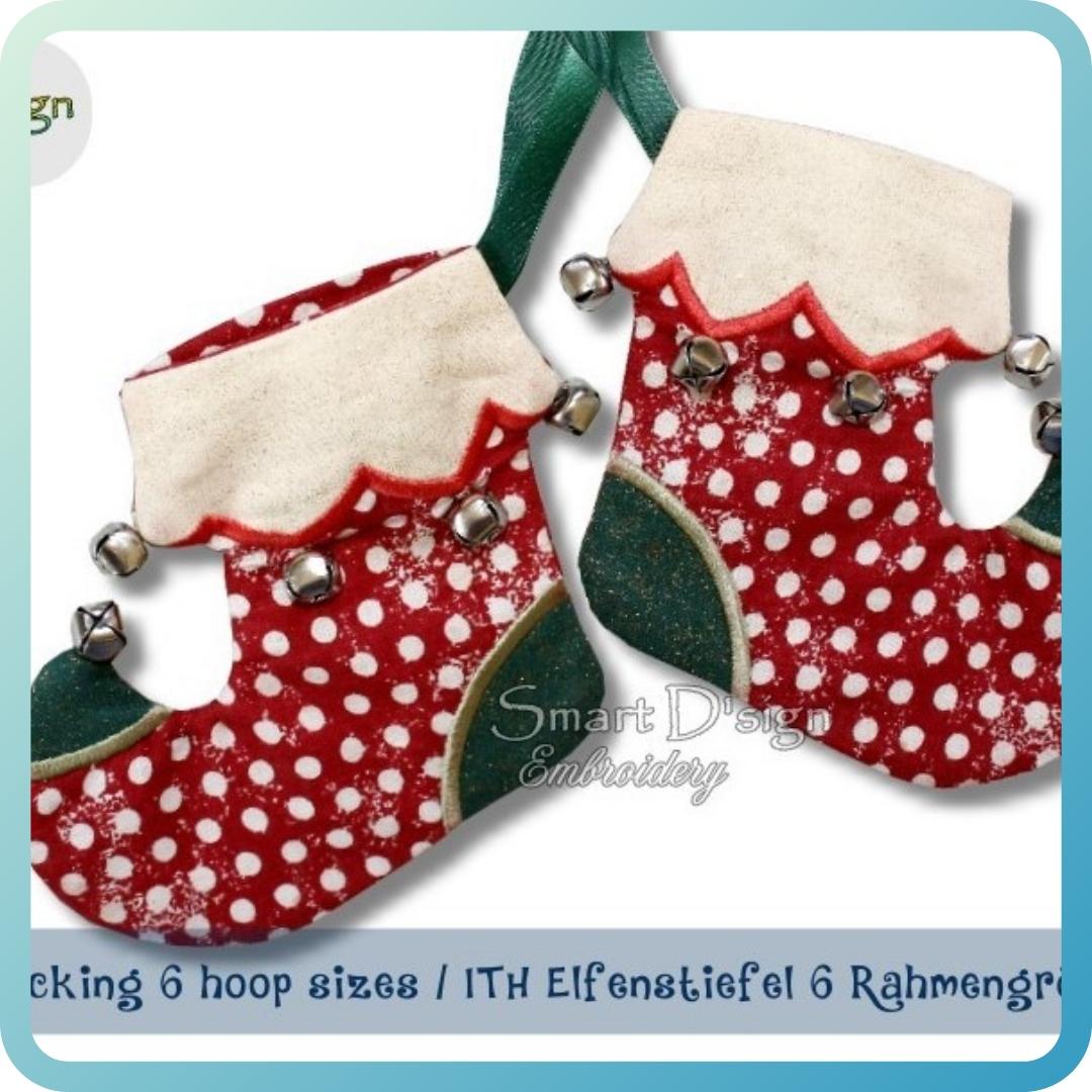 ITH ELF CHRISTMAS STOCKING