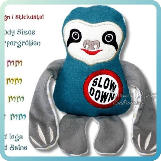 ITH PLUSH TOY SLOTH - SLOW DOWN