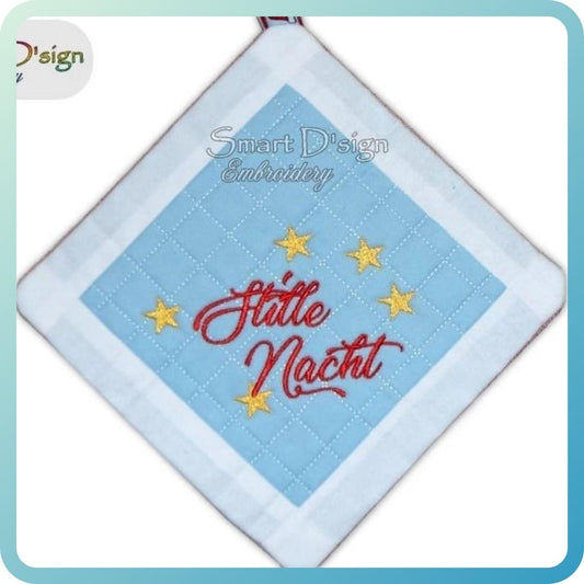 ITH PATCHWORK TOPFLAPPEN STILLE NACHT