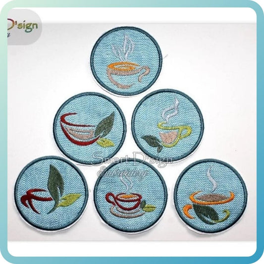 ITH TEA TIME COASTER Set