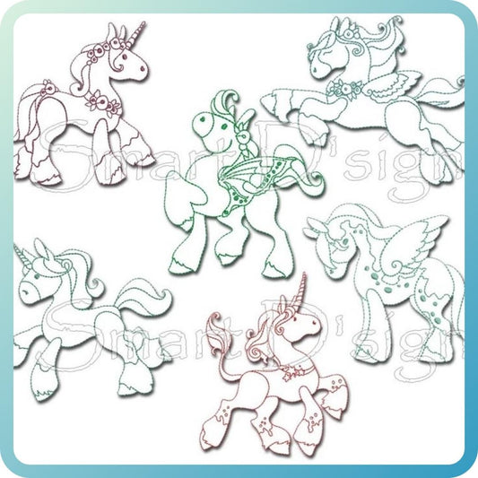 MAGISCHE PONIES REDWORK Set