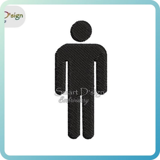 MEN MAN TOILET Pictogram