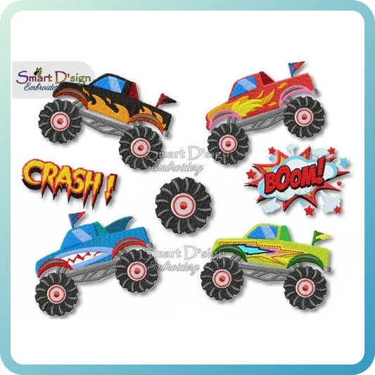 MONSTER TRUCKS Mega Set