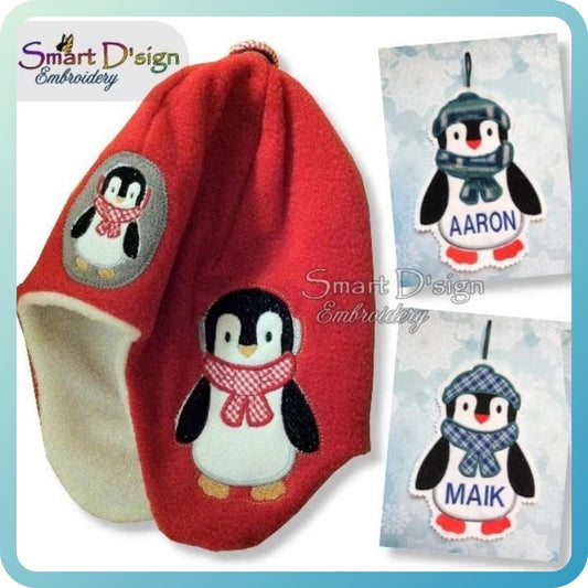 PENGUIN APPLIQUE SET