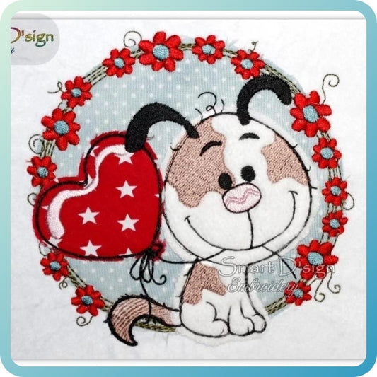 PUPPY - Raw Edge Doodle BABY APPLIQUE