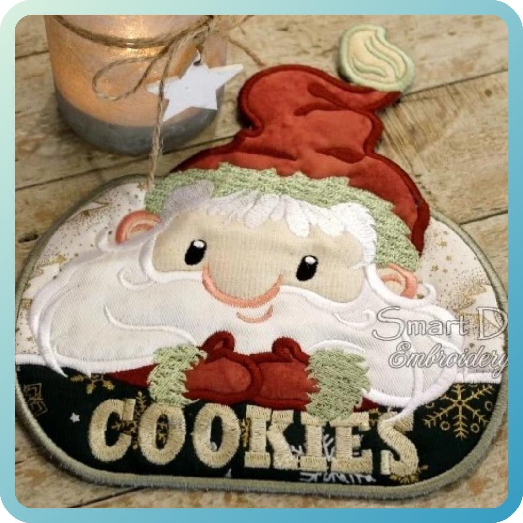 SANTAS COOKIES ITH MugRug Weihnachten