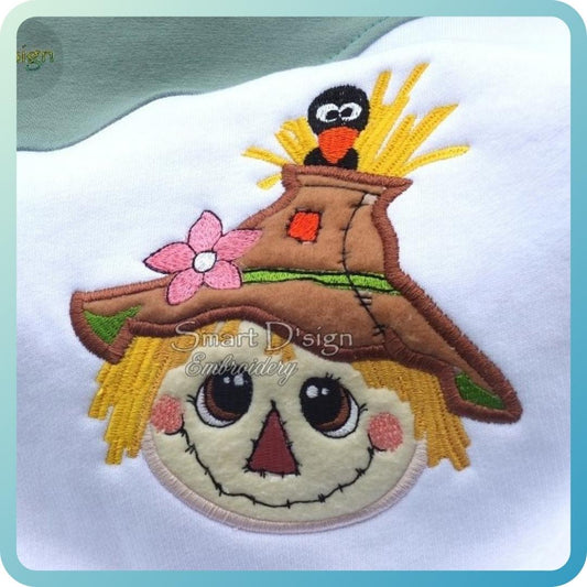 SCARE CROW APPLIQUE