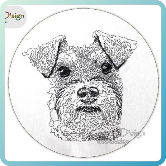 SCHNAUZER PORTRAIT - REEF STICH