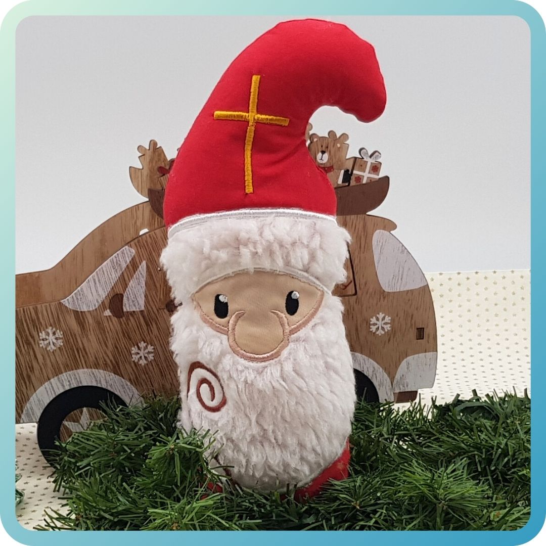 3D FREISTEHENDER ITH ST NIKOLAUS WEIHNACHTS GNOM