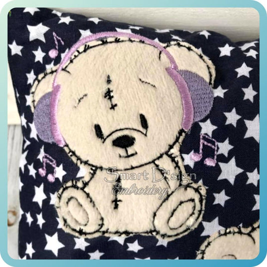 TEDDY Raw Doodle Applique