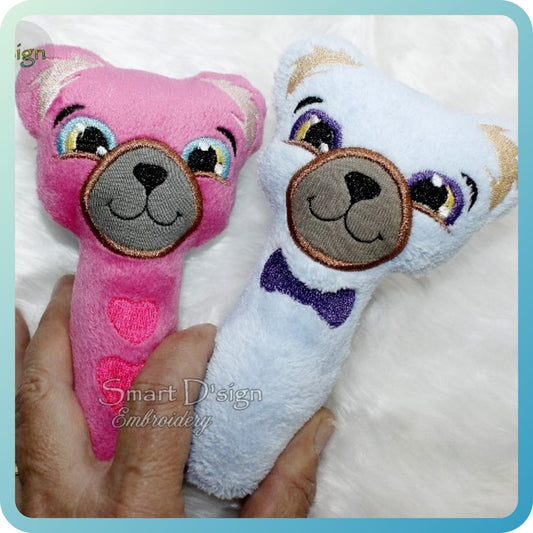 ITH TEDDY Baby Rattle Set of 4 - Plushy