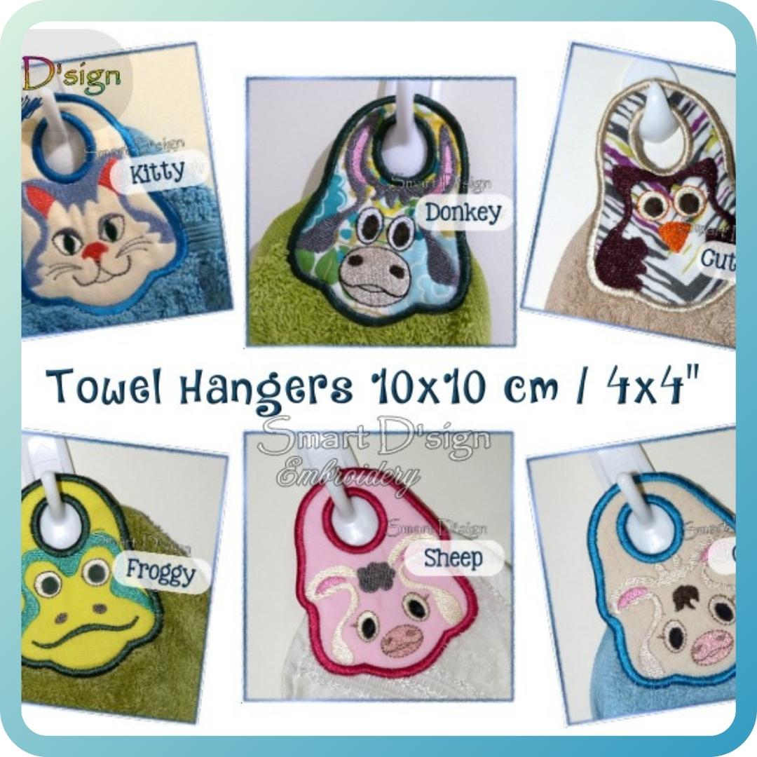 ITH TOWEL HANGER 6 Animals