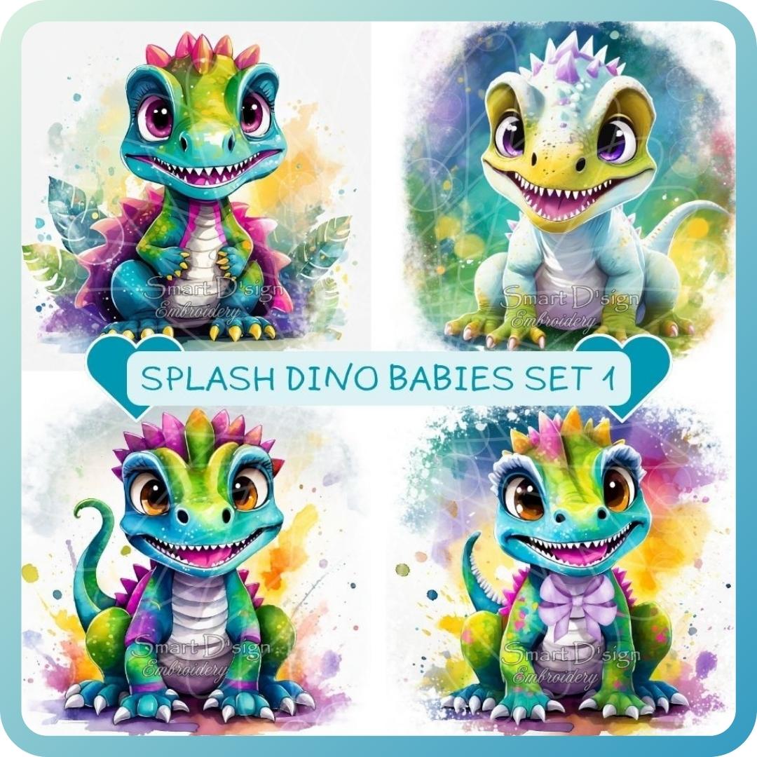 ADORABLE SPLASH DINO BABIES - SET 1