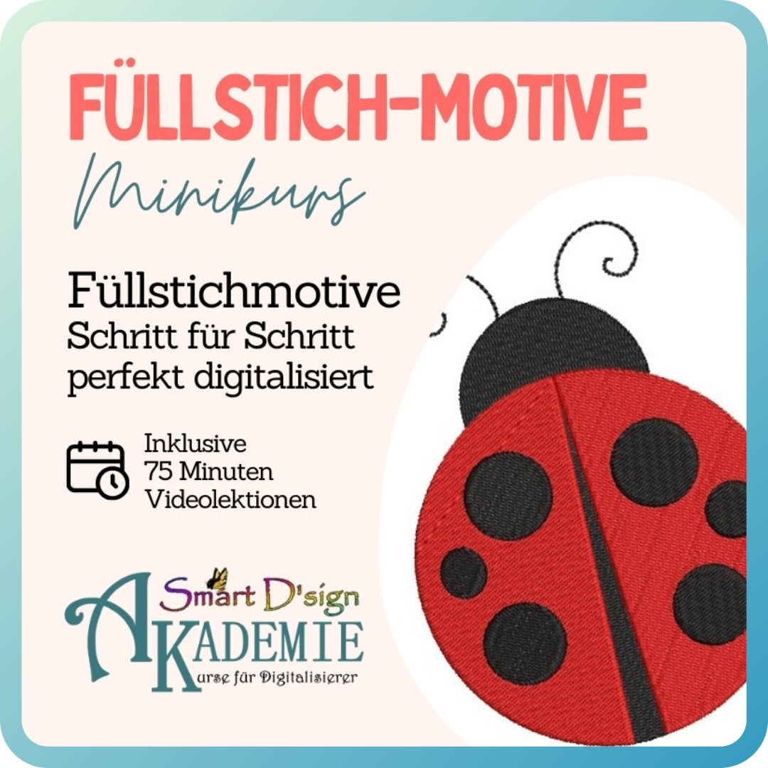 Einfache Füllstichmotive | Minikurs für Neugierige