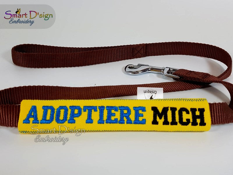 ITH DOG LEASH and COLLAR WRAP - GERMAN WORDING