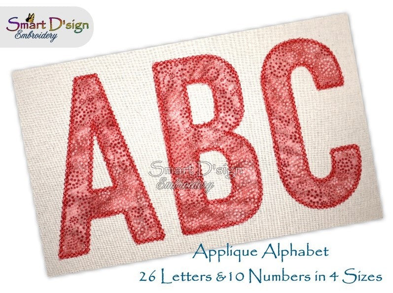 RAW EDGE APPLIQUE LETTERS & NUMBERS Mega Set