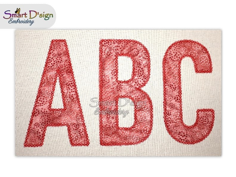 RAW EDGE APPLIQUE LETTERS & NUMBERS Mega Set