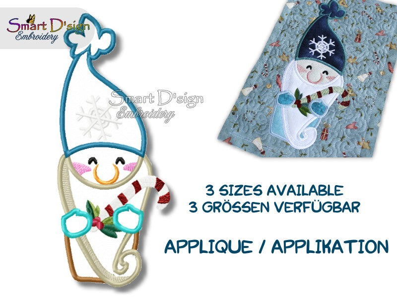 GNOME Tomte Nisse Applique No 5