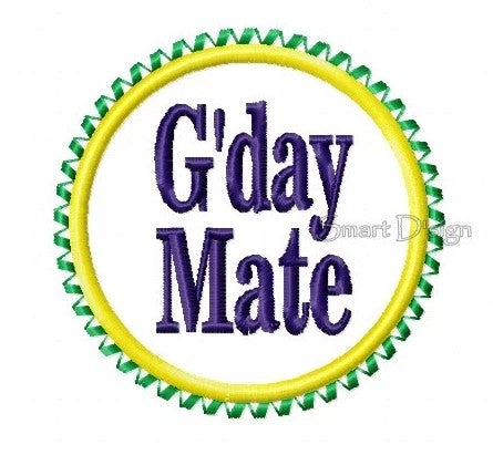 G'DAY MATE AUSSIE Badge