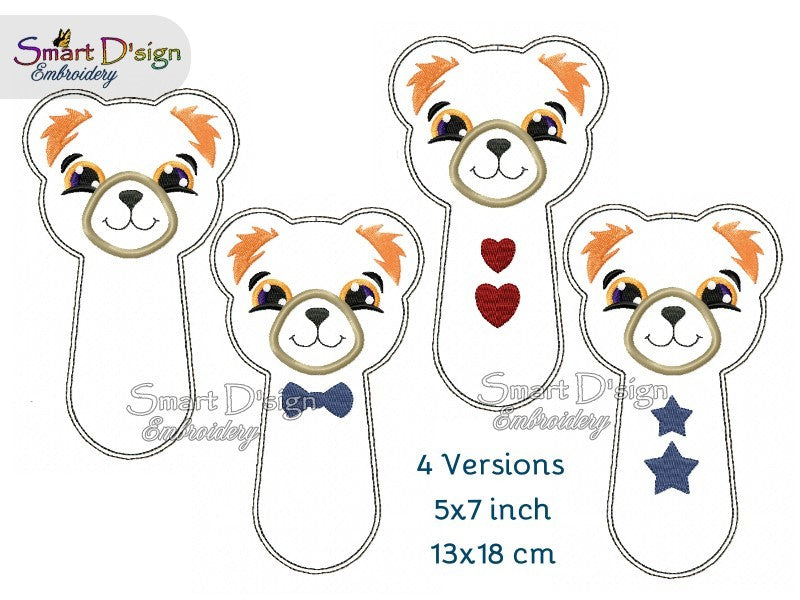 ITH TEDDY Baby Rattle Set of 4 - Plushy