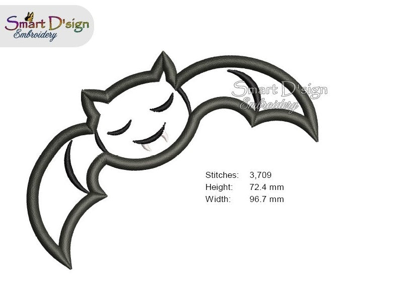 BAT APPLIQUE Halloween