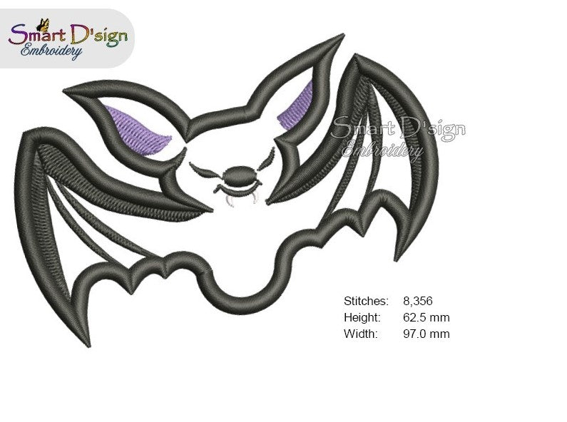 BAT APPLIQUE Halloween