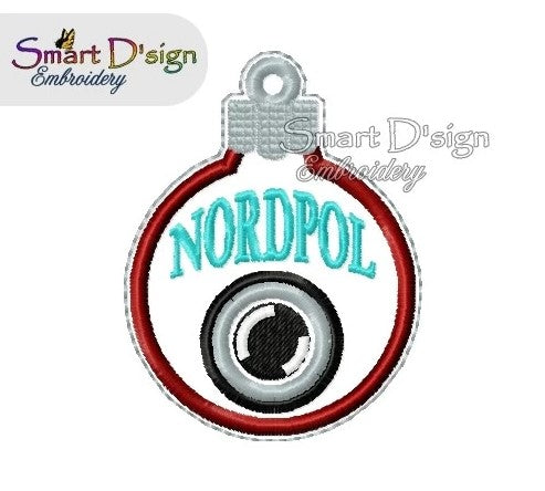 ITH NORDPOL CAM CHRISTMAS BAUBLE