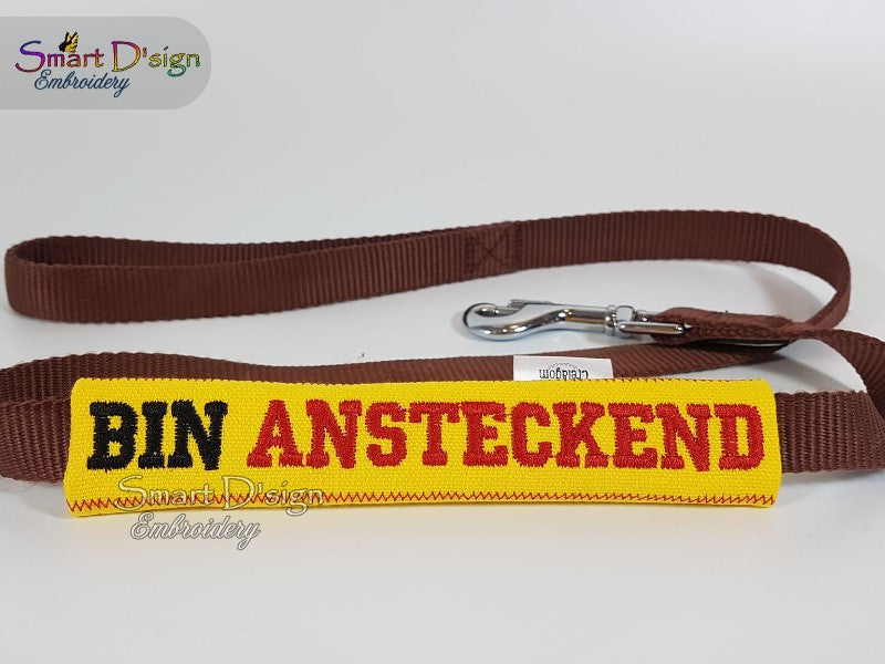 ITH DOG LEASH and COLLAR WRAP - GERMAN WORDING