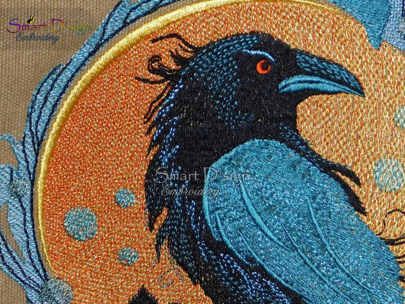 BLACK RAVEN - Mystic Gothic Fill Stitch