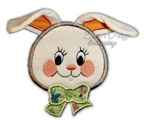 BUNNY APPLIQUE with FLOPPY EARS