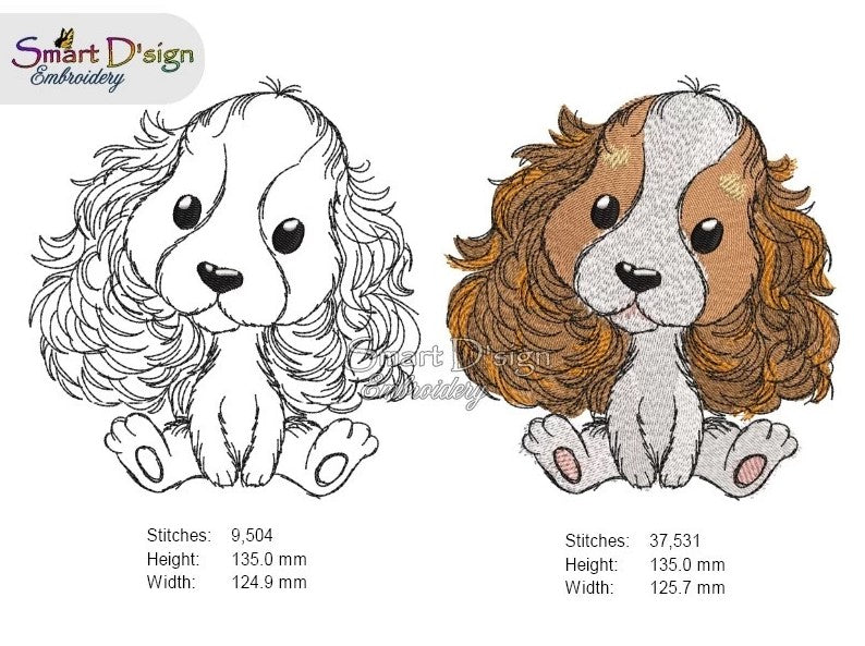 CAVALIER KING CHARLES SPANIEL - Welpen-Bausatz