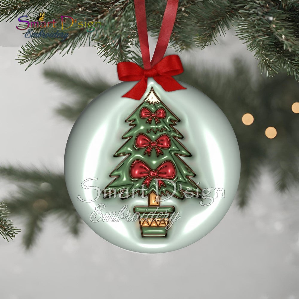 PUFFY JELLY CHRISTMAS ORNAMENTS  - Set 1