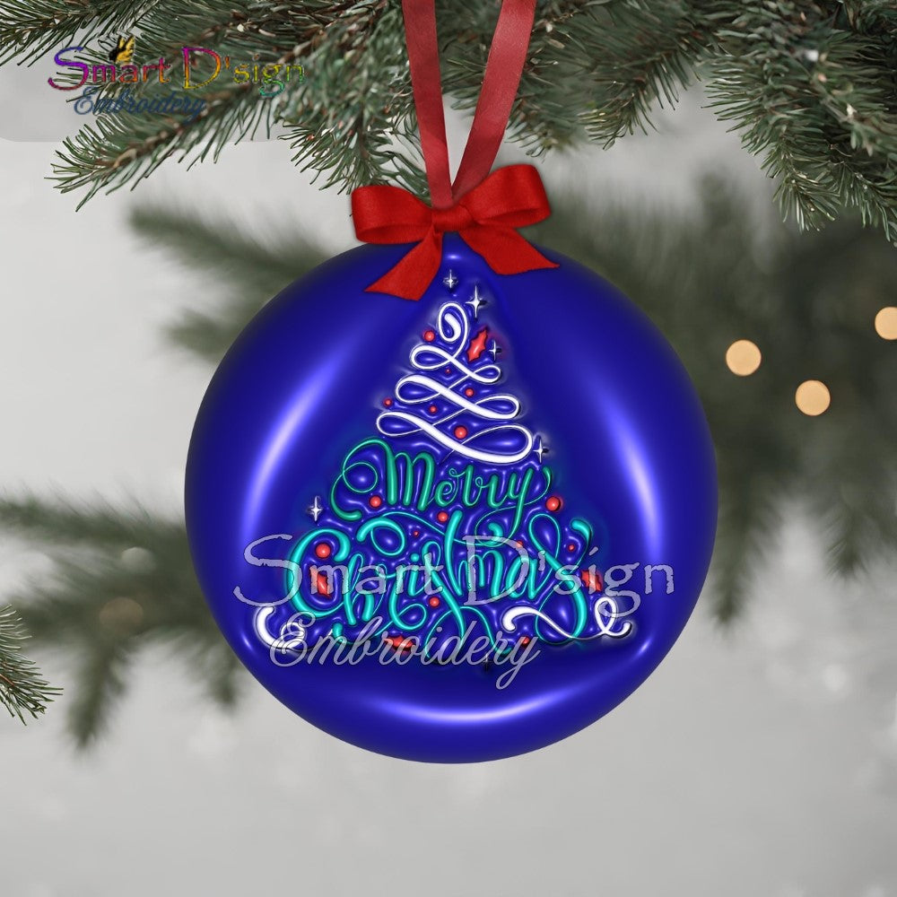 PUFFY JELLY CHRISTMAS ORNAMENTS  - Set 1