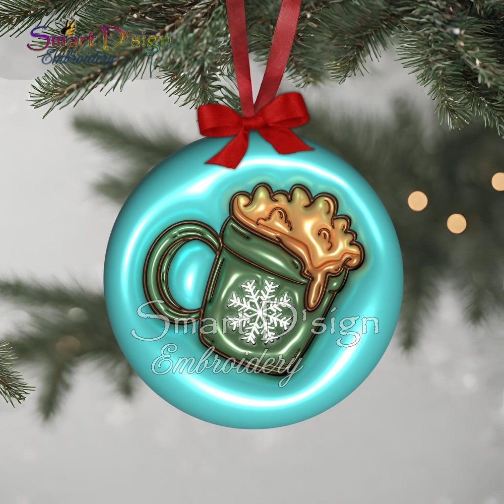 PUFFY JELLY CHRISTMAS ORNAMENTS  - Set 1