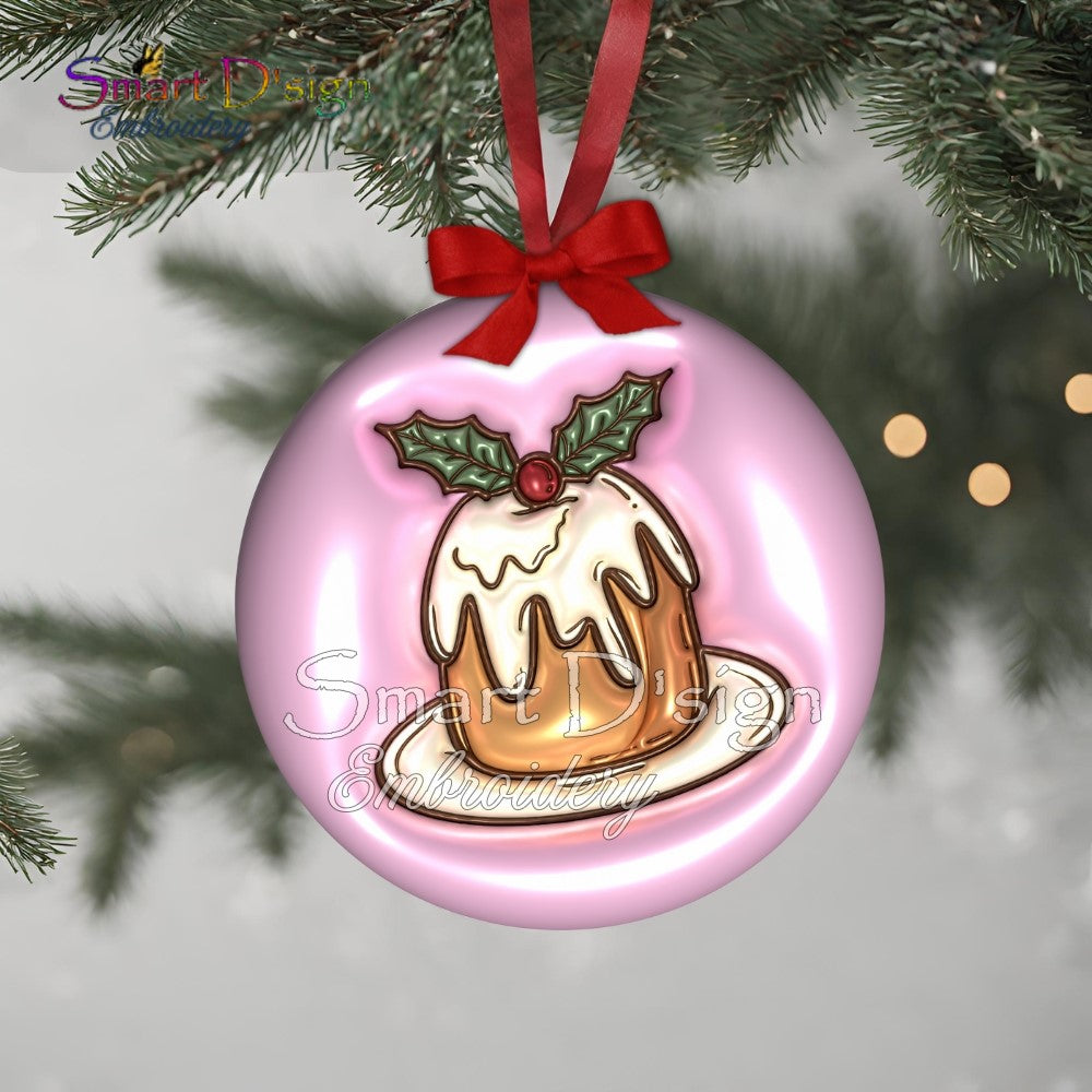 PUFFY JELLY CHRISTMAS ORNAMENTS  - Set 1